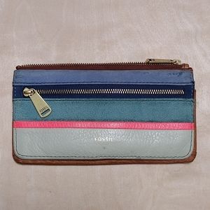 Fossil leather wallet